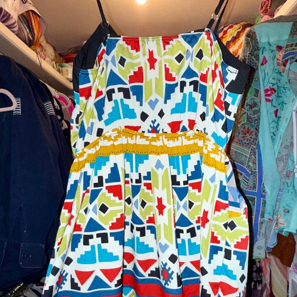 Sweet Ginger Geometric Midi Dress - Picture 1 of 6